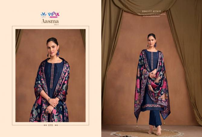 Aasma Vol 3 By Vipul Chinon Chiffon Embroidery Salwar Suits Wholesale Online